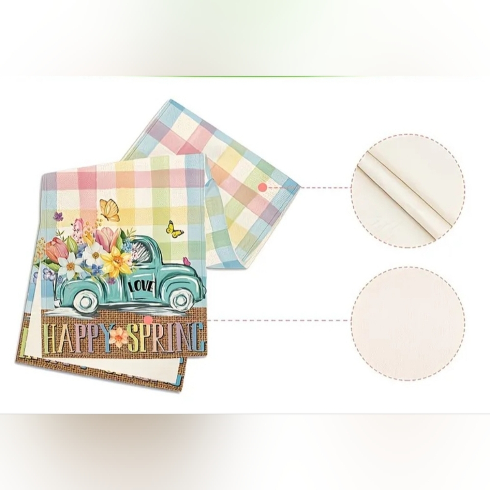 Spring Table Runner - Picture 3 of 8
